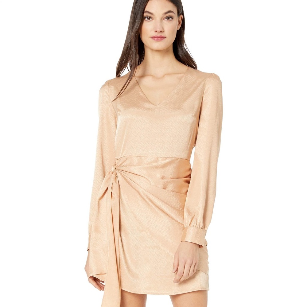 NWT Lost + Wander High Roller Gold Mini Dress Size Small NYE Holiday Dress